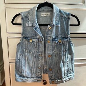 Madewell Jean Vest